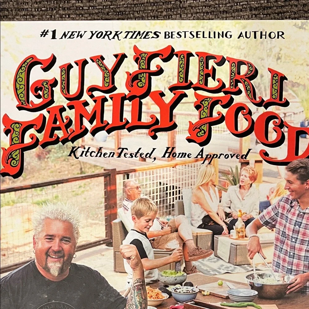 Food Network Guy Fieri Family Food Cookbook
